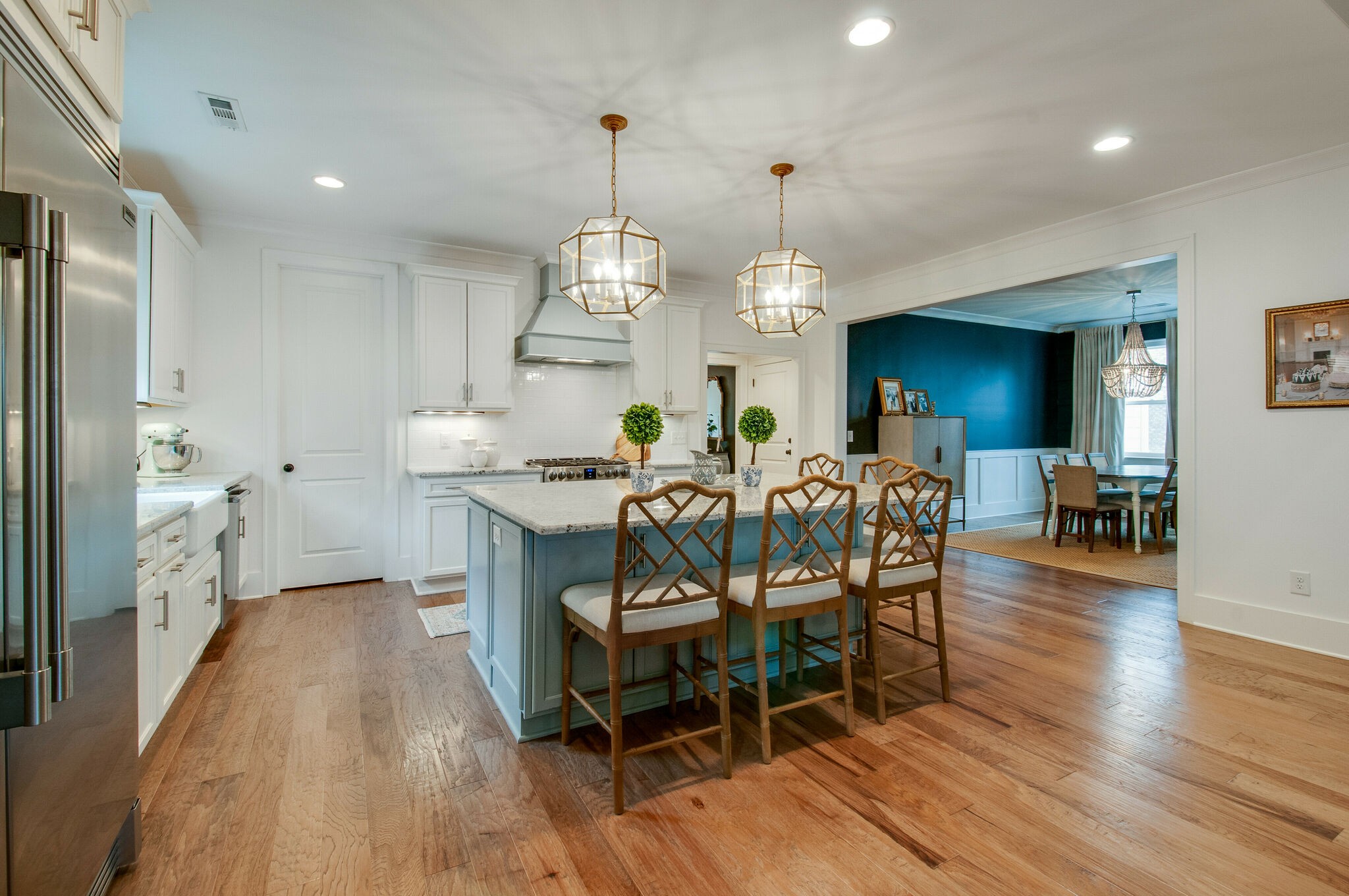 430 Beamon Drive Franklin, TN 37064 - Photo 17 of 62 a view of a dining room with furniture wooden floor and chandelier