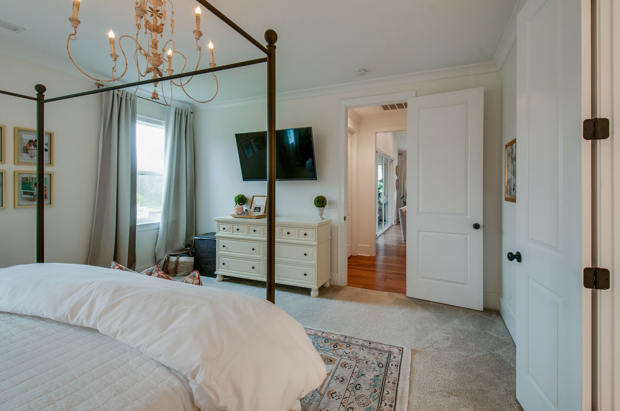 430 Beamon Drive Franklin, TN 37064 - Photo 26 of 62 a bedroom with a bed and a flat tv screen