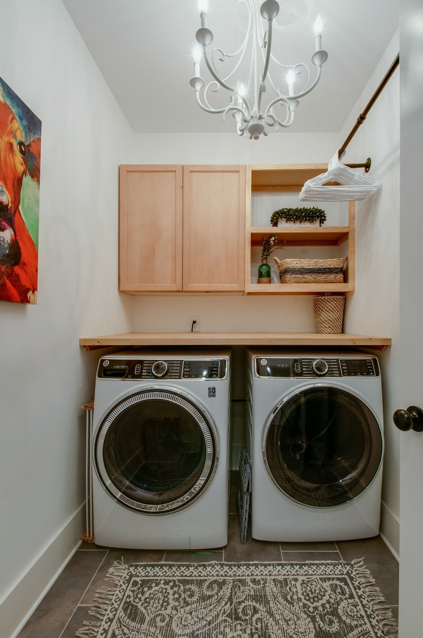 430 Beamon Drive Franklin, TN 37064 - Photo 34 of 62 a utility room with wooden floor washer and dryer