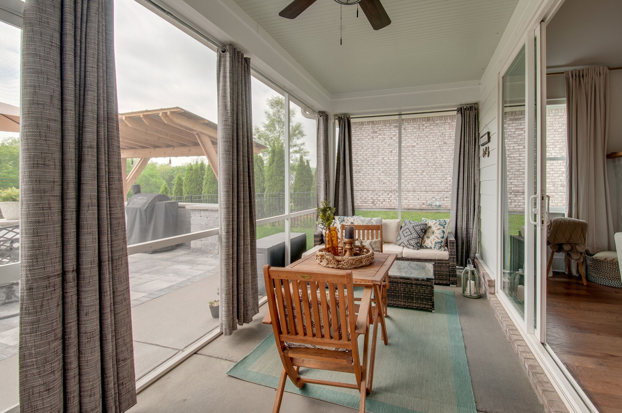 430 Beamon Drive Franklin, TN 37064 - Photo 46 of 62 a living room with furniture and a floor to ceiling window