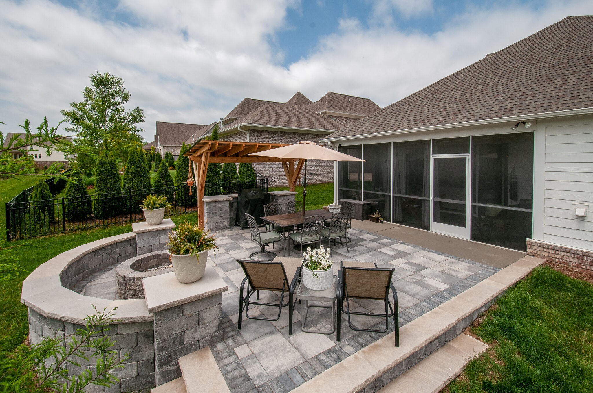 430 Beamon Drive Franklin, TN 37064 - Photo 53 of 62 a view of a house with backyard sitting area and garden
