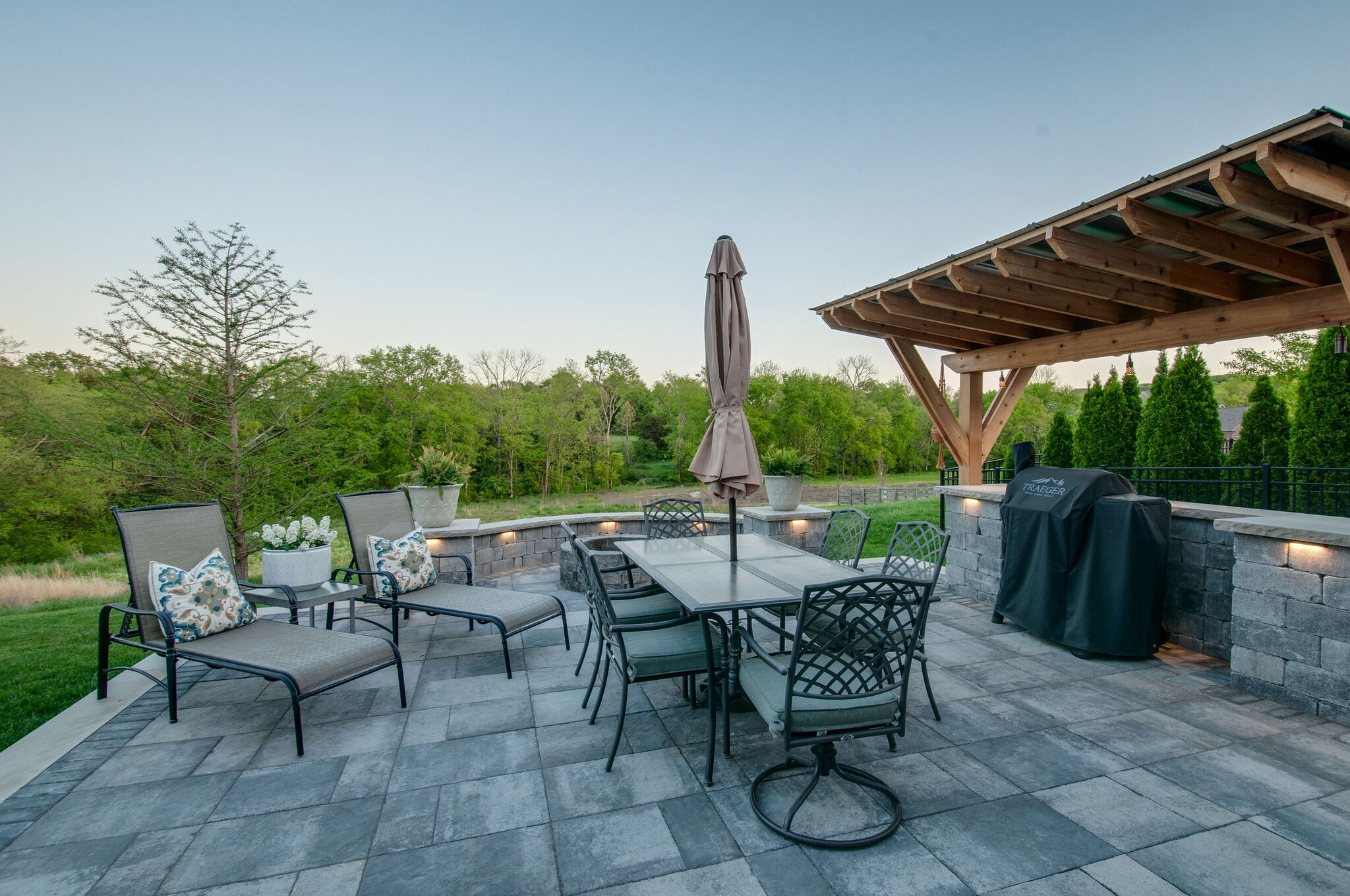 430 Beamon Drive Franklin, TN 37064 - Photo 57 of 62 a patio with a table and chairs