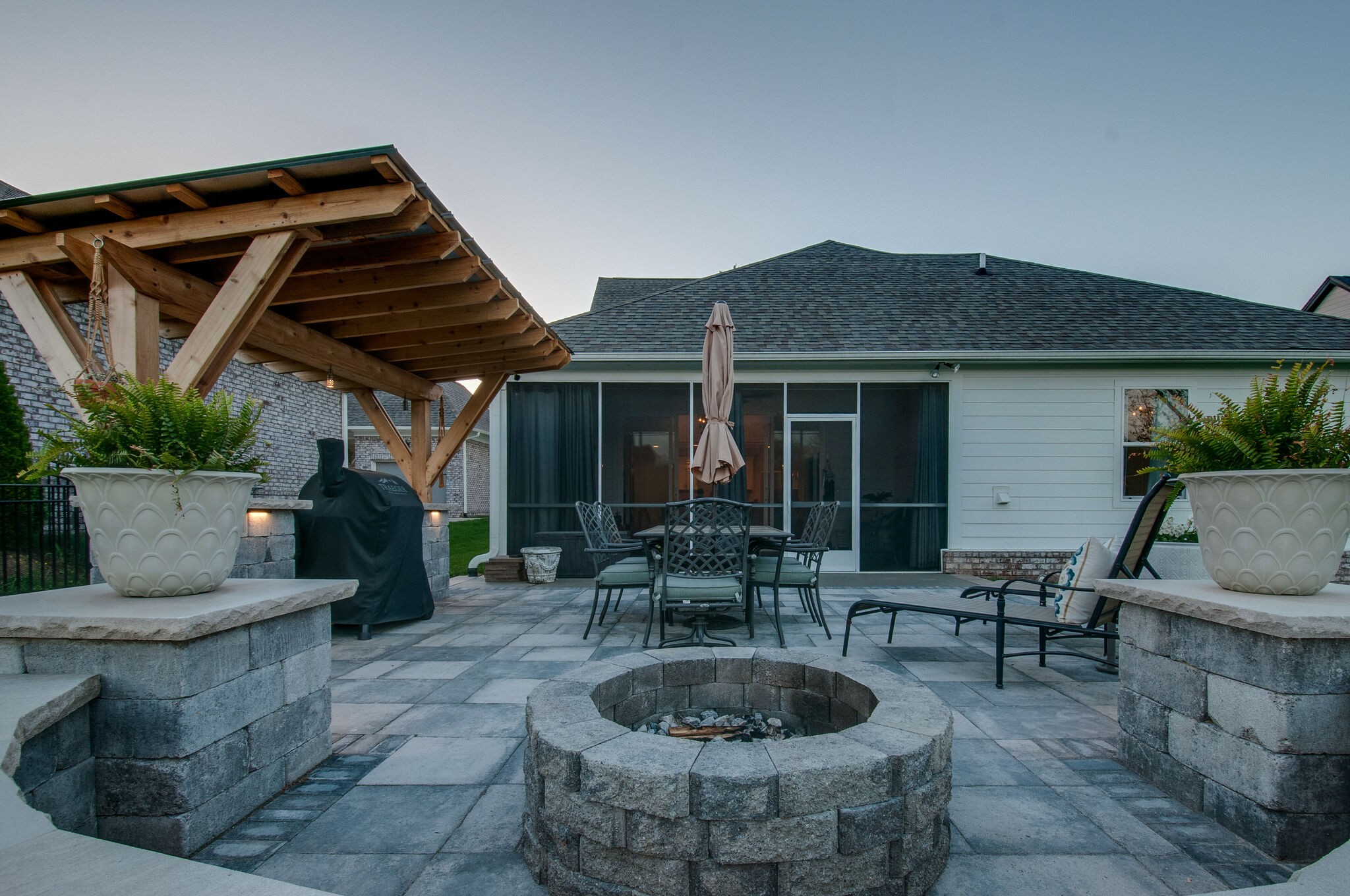 430 Beamon Drive Franklin, TN 37064 - Photo 61 of 62 a building outdoor space with patio furniture and potted plants