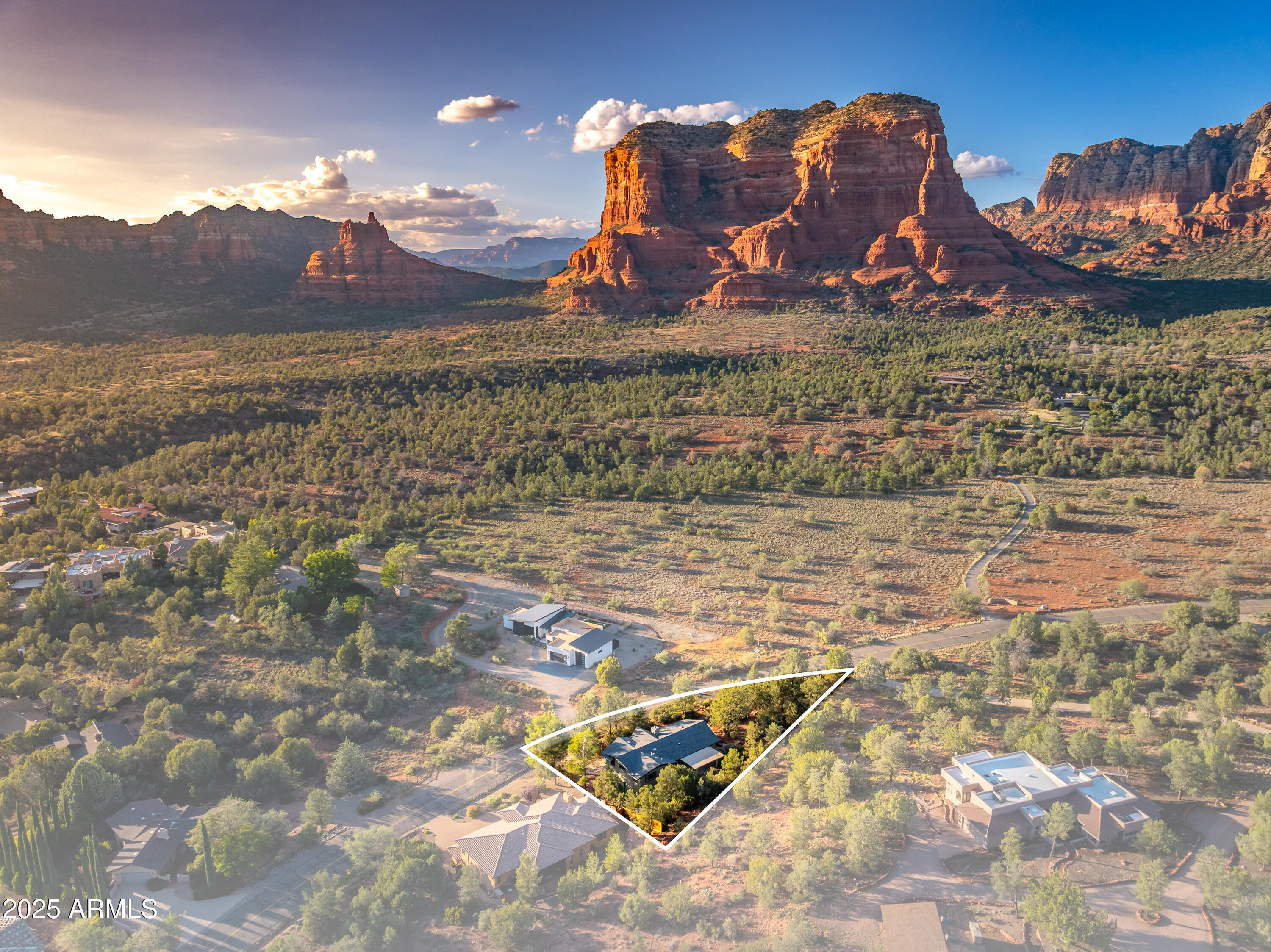 1050 Lee Mountain Road Sedona, AZ 86351 - Photo 12 of 80 a view of a house with a yard