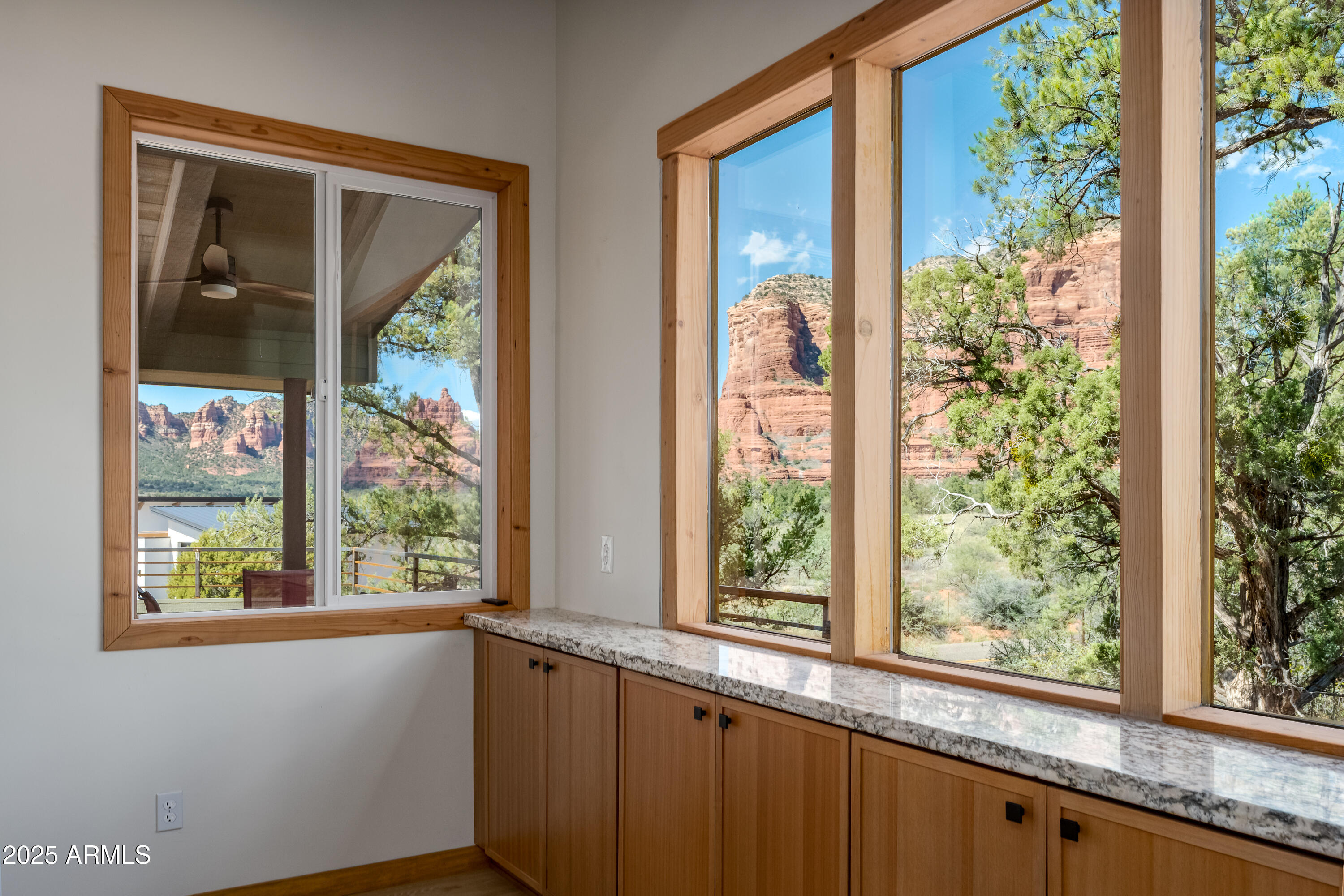 1050 Lee Mountain Road Sedona, AZ 86351 - Photo 56 of 78 a view of a room that has a large window