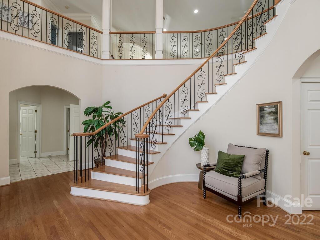 4101 High Ridge Road Charlotte, NC 28270 - Photo 3 of 38 a view of entryway and hall with wooden floor