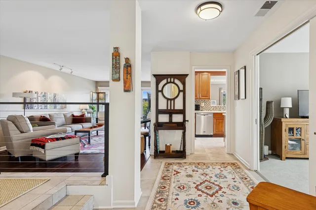 a view of a living room