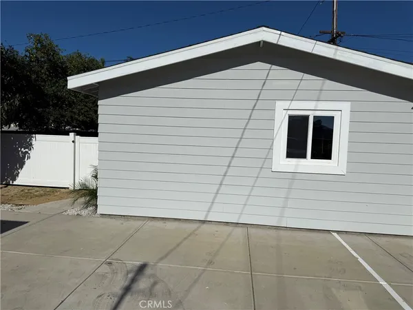 a backyard of a house