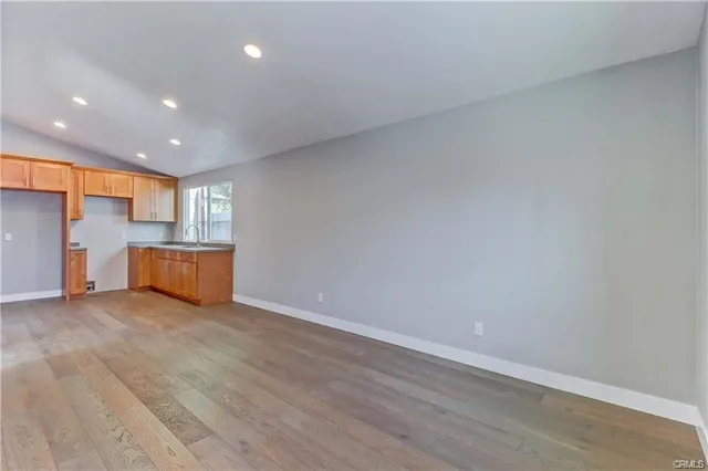 a view of kitchen and utility room