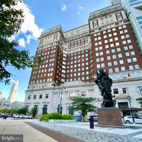 a front view of a building