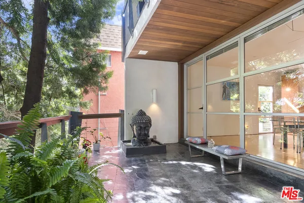 a living room filled with furniture