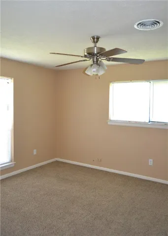 a backyard of a house