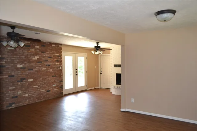 wooden floor in an empty room