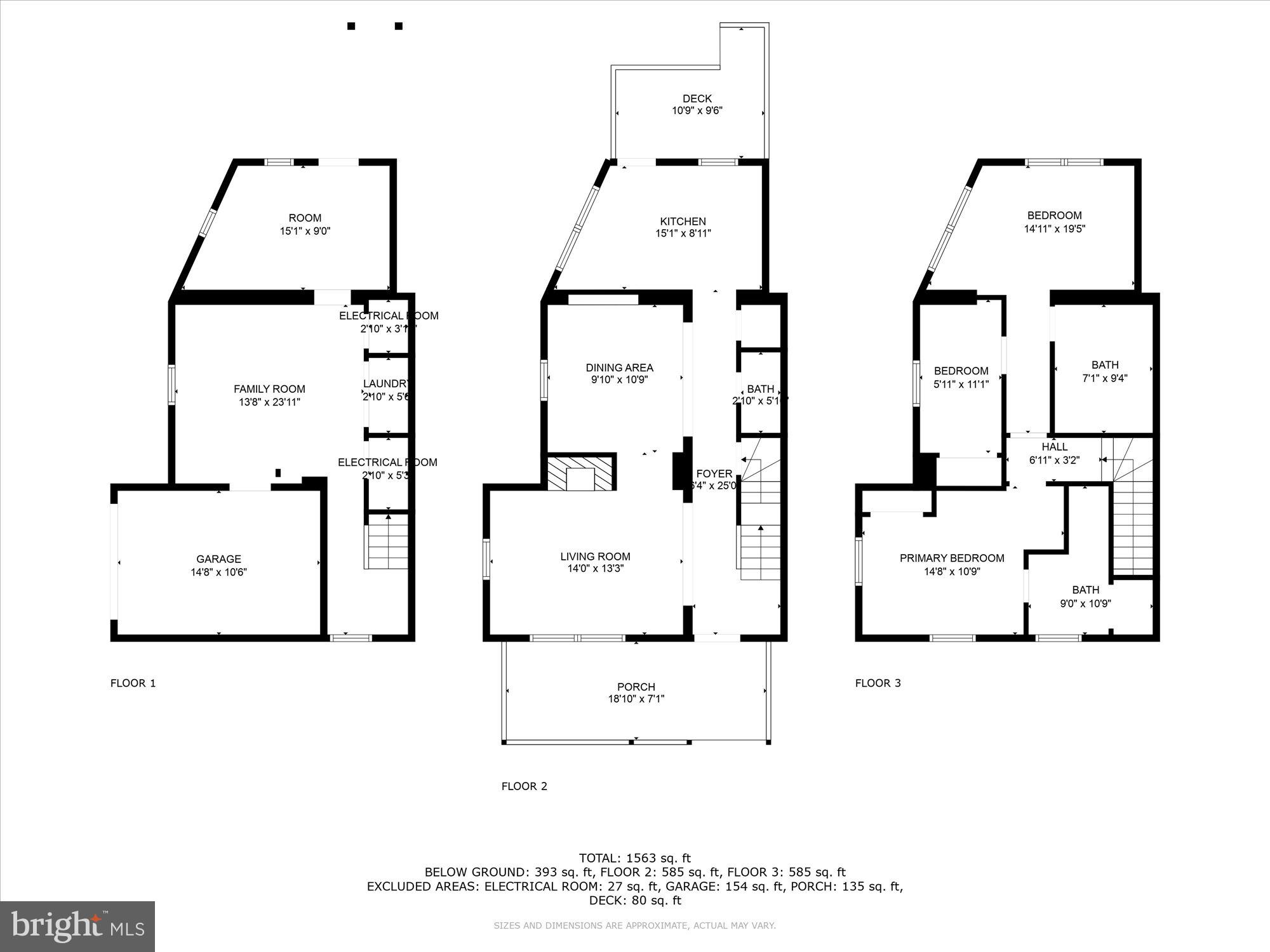 349 Kentucky Avenue Southeast Washington, DC 20003 - Photo 38 of 41 Full home floor plan