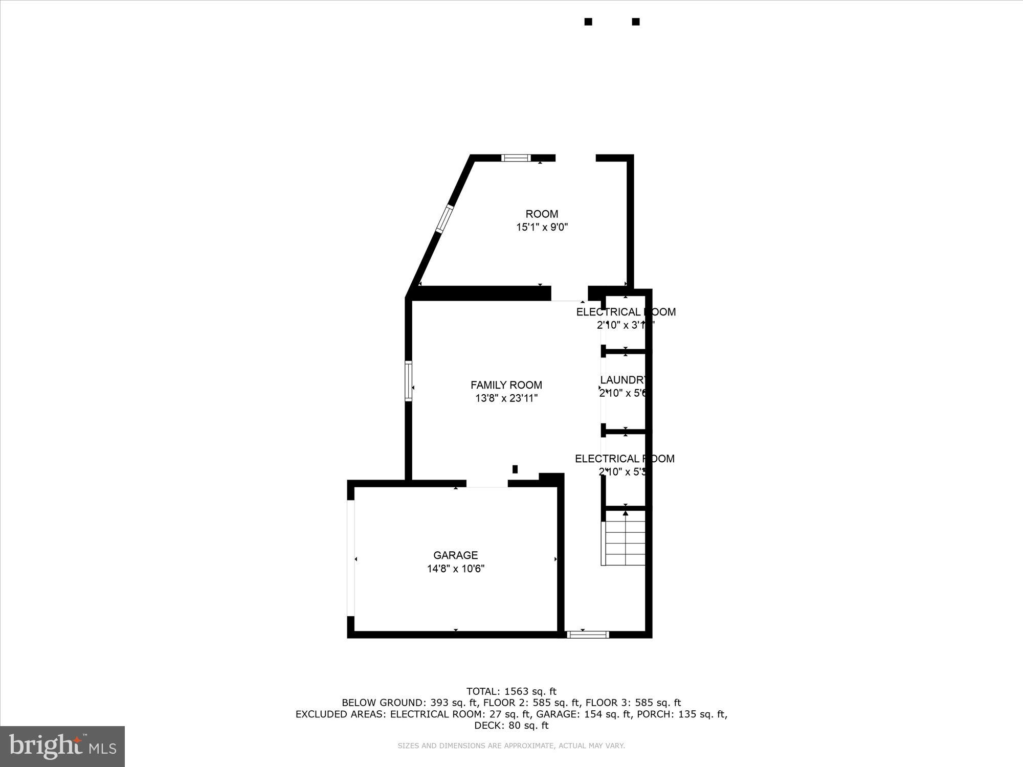 349 Kentucky Avenue Southeast Washington, DC 20003 - Photo 41 of 41 Lower level floor plan
