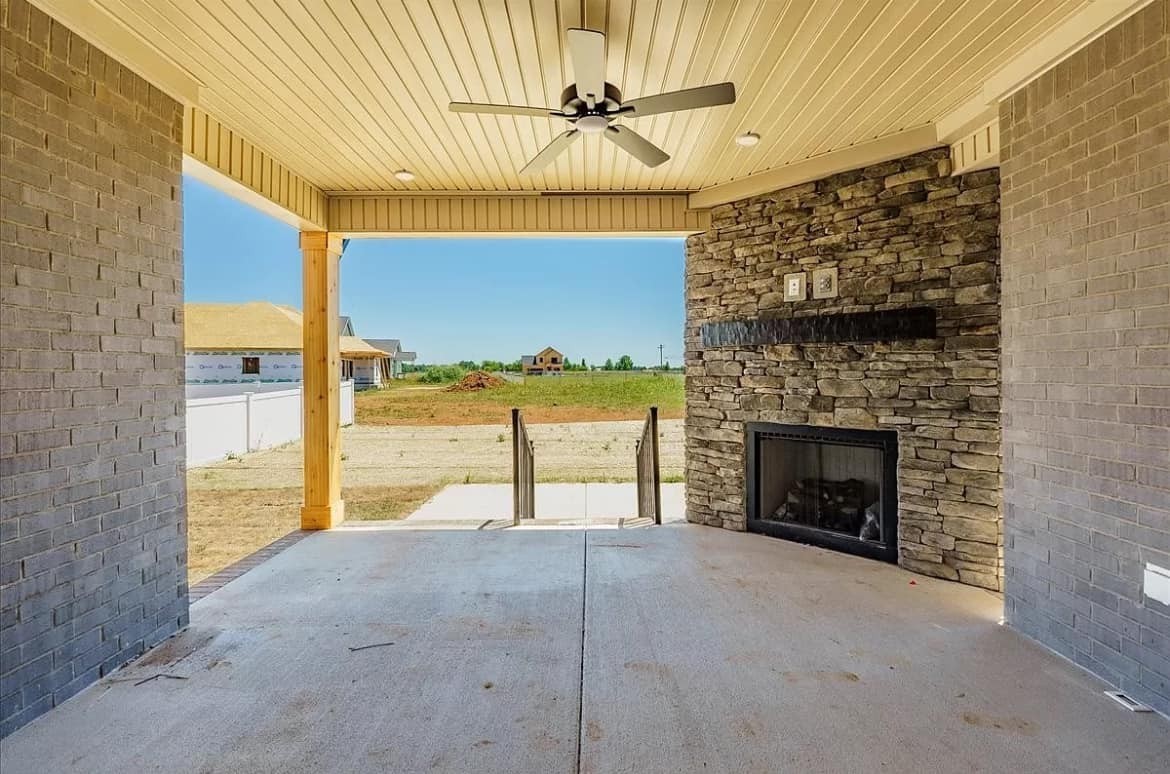 3023 Barretts Ridge Drive Murfreesboro, TN 37130 - Photo 31 of 33 a view of an empty room with a fireplace