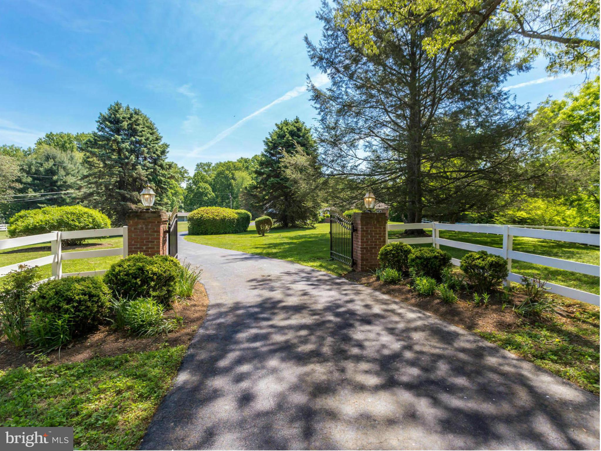 343 Springvale Road Great Falls, VA 22066 - Photo 1 of 26 Gated Entrance