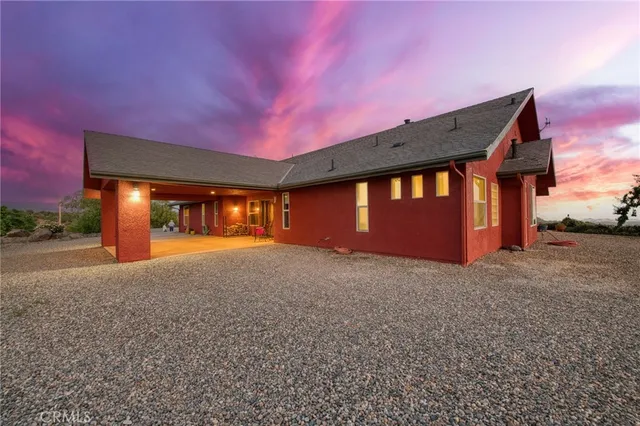 a view of outdoor space with seating space