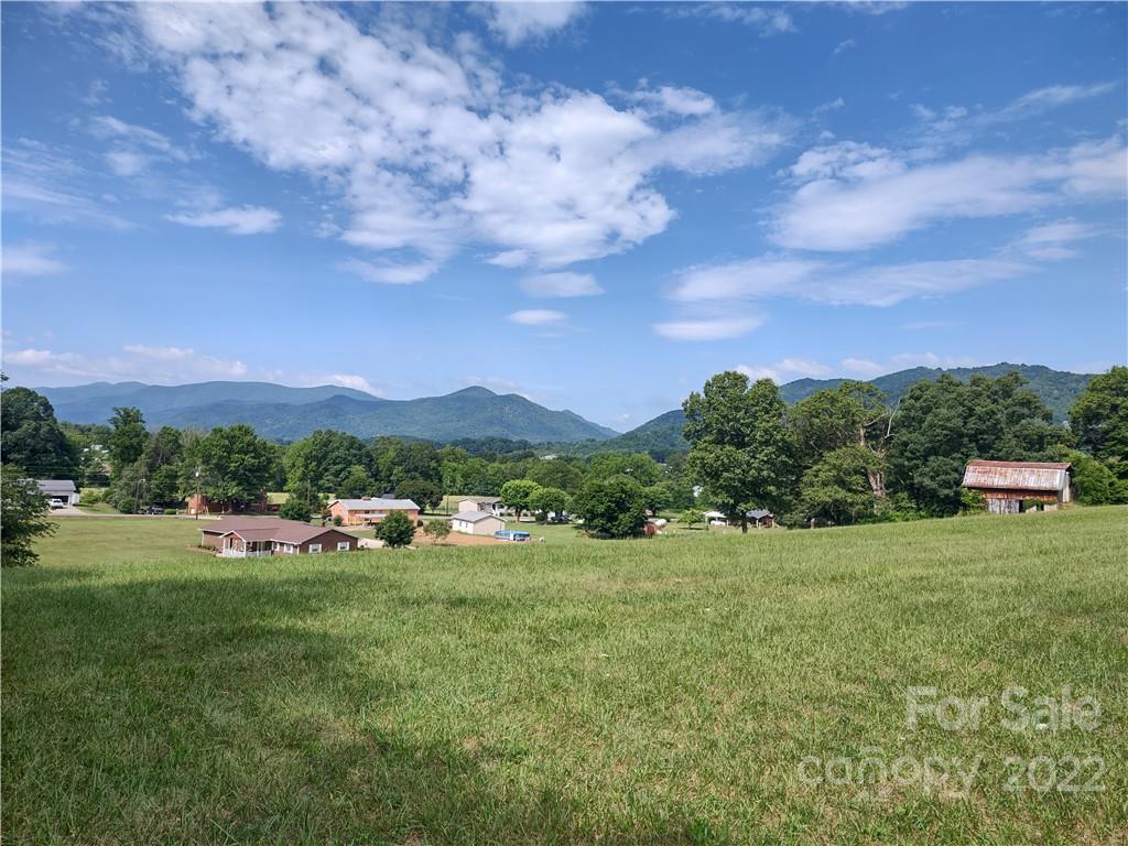171 Riley Trull Road Canton, NC 28716 - Photo 12 of 31 a view of a grassy field with mountains in the background