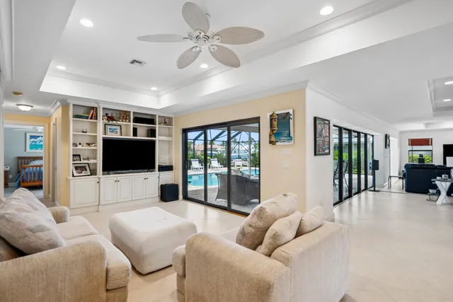 a workspace with furniture and window