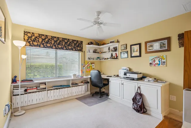 a view of city and mountain