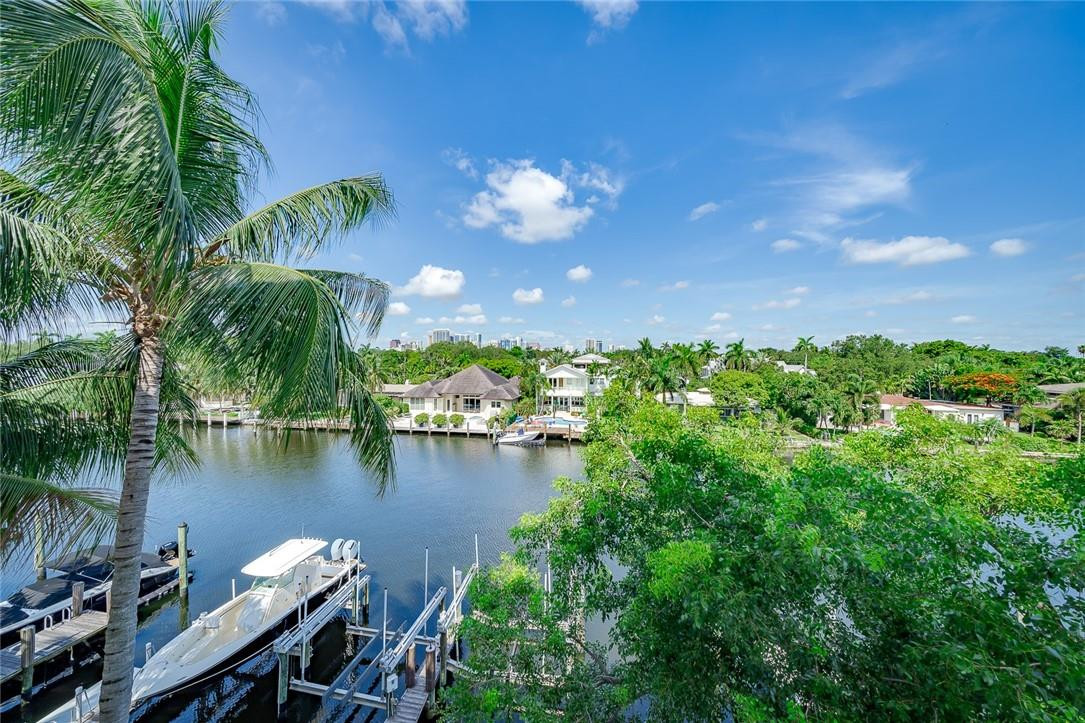 217 Hendricks Isle, Unit 402 Fort Lauderdale, FL 33301 - Photo 20 of 39 a view of a lake with a outdoor space
