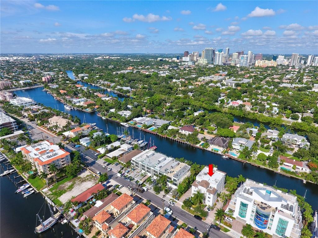 217 Hendricks Isle, Unit 402 Fort Lauderdale, FL 33301 - Photo 33 of 39 an aerial view of city