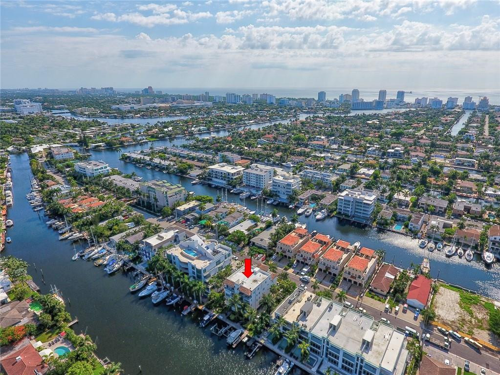 217 Hendricks Isle, Unit 402 Fort Lauderdale, FL 33301 - Photo 36 of 39 an aerial view of city