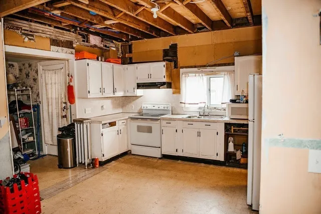 a close up of a street