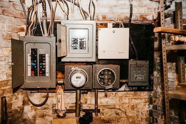 a view of living room with furniture and flat screen tv