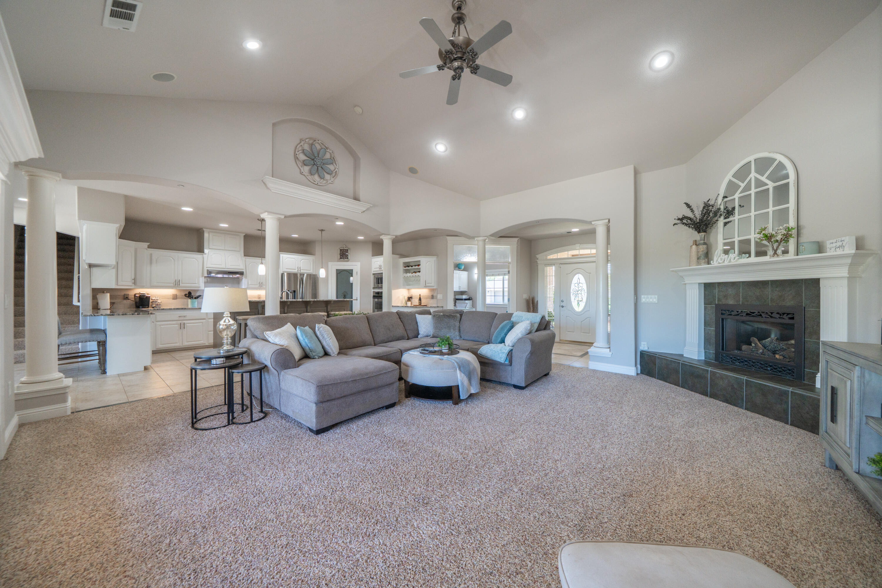 2234 Everest Drive Redding, CA 96001 - Photo 8 of 55 Living area with gas fireplace