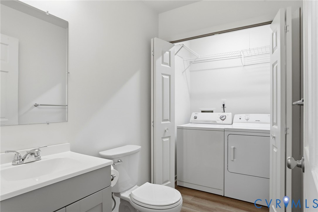 13913 Barnes Spring Road Midlothian, VA 23112 - Photo 15 of 51 Bathroom featuring a vanity with a white sink, chr