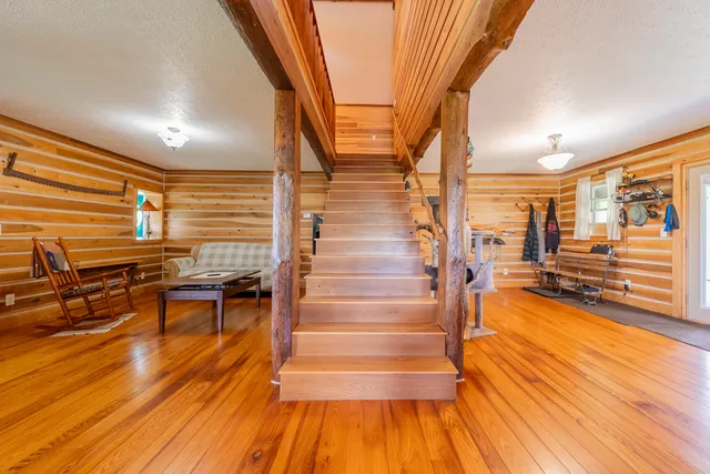 a view of an outdoor space and a lake view