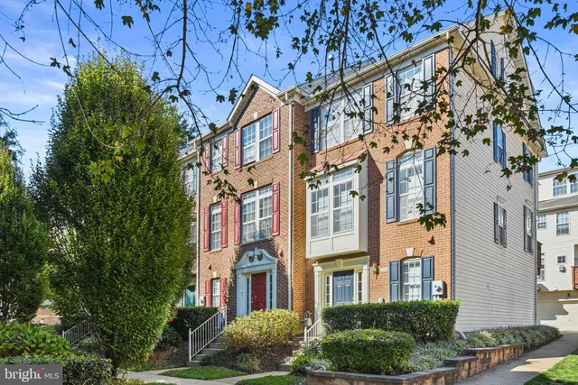 a view of a building with a garden
