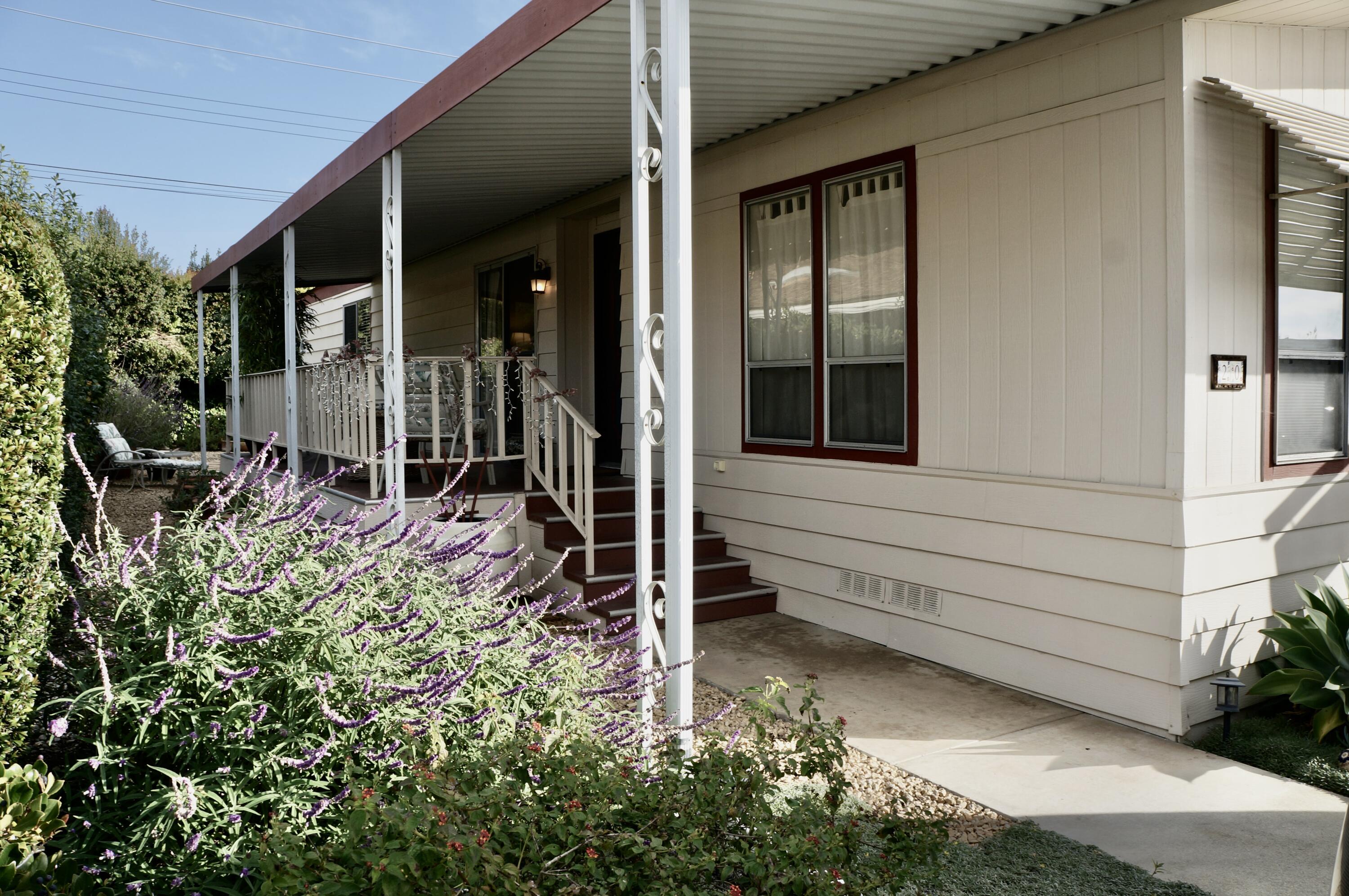 340 Old Mill Road, Unit 20 Santa Barbara, CA 93110 - Photo 11 of 15 front view of house with potted plants