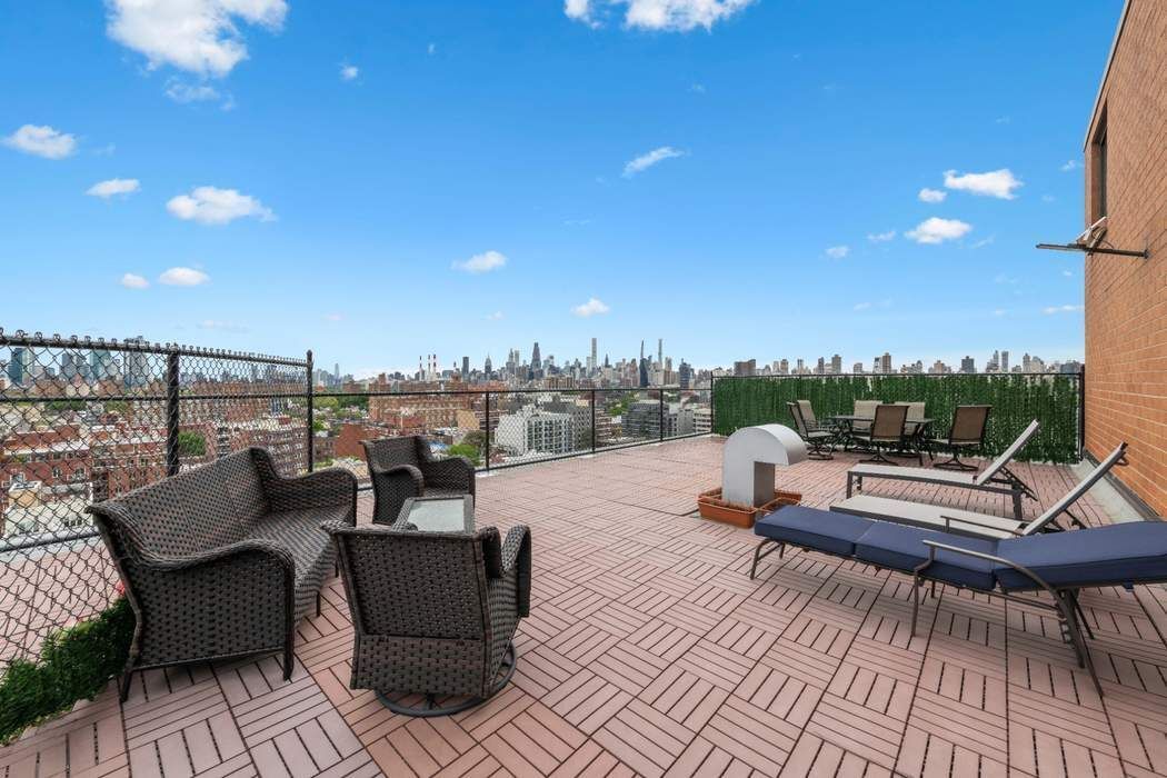 23-22 30th Road, Unit 10H Queens, NY 11102 - Photo 12 of 16 a view of a terrace with seating area and furniture