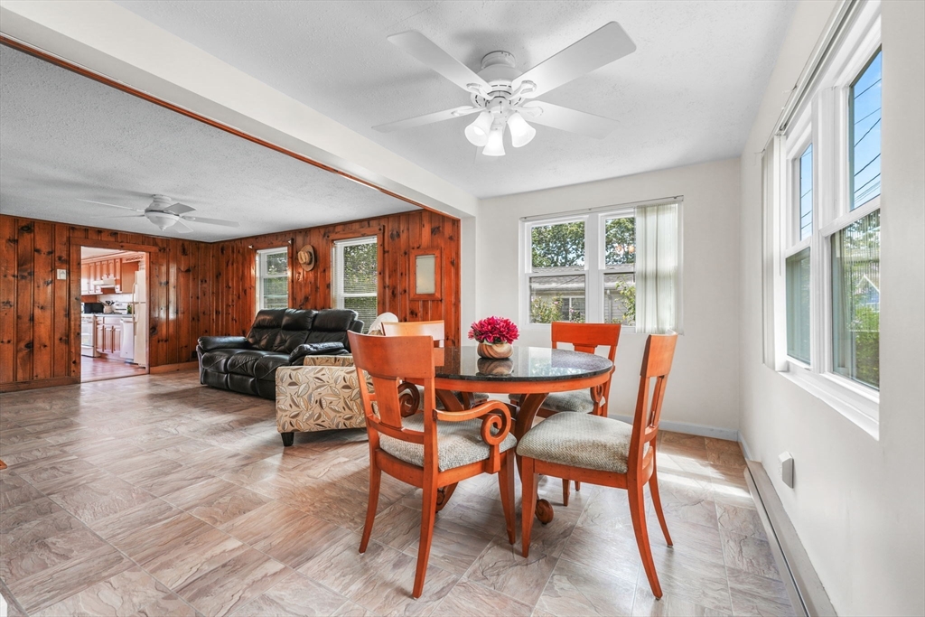 8 Barnes Street Wareham, MA 02571 - Photo 16 of 37 a view of a dining room with furniture window and wooden floor
