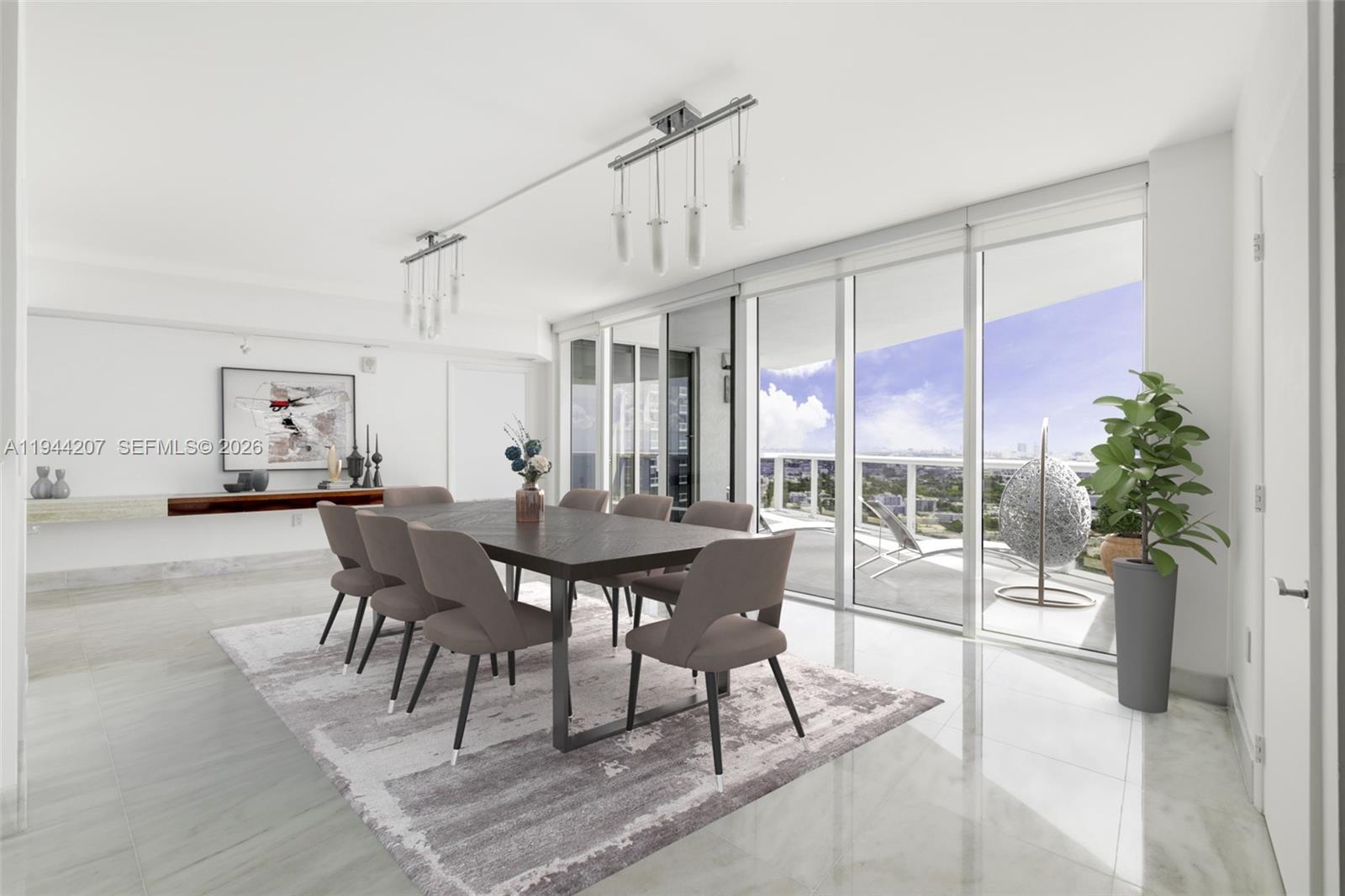 400 Alton Road, Unit 3403 Miami Beach, FL 33139 - Photo 6 of 49 AI generated furniture