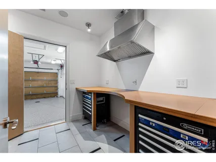 a view of kitchen and utility room
