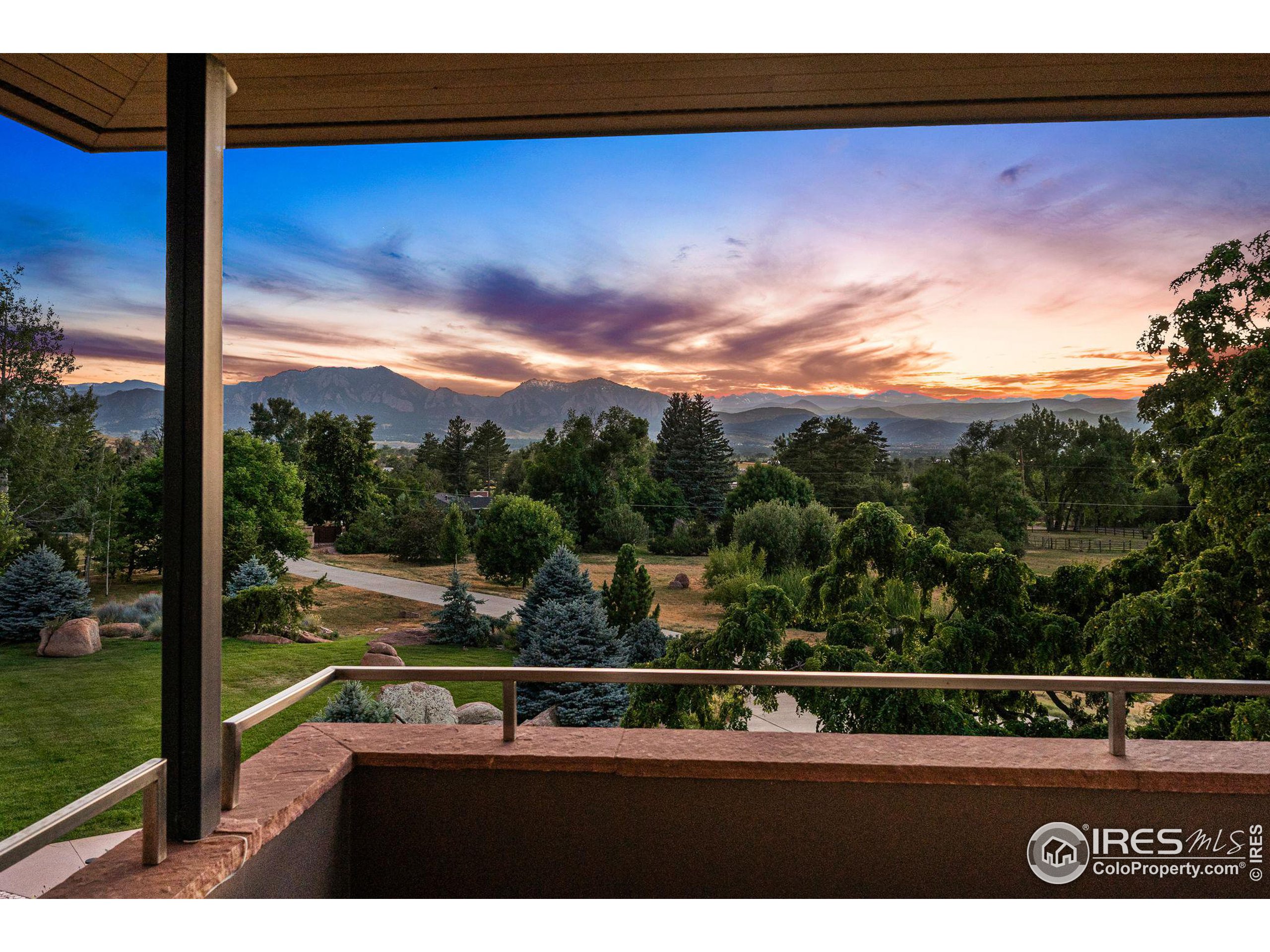 1000 Spring Drive Boulder, CO 80303 - Photo 22 of 40 a view of city from the balcony