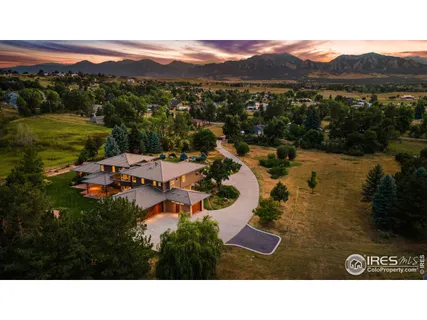 a view of a swimming pool with a garden and trees