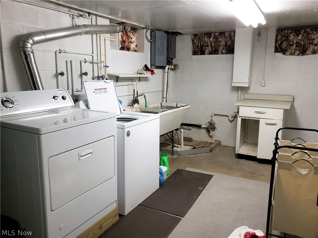 4545 Ammon Road Cleveland, OH 44143 - Photo 24 of 27 Laundry area and electrical box