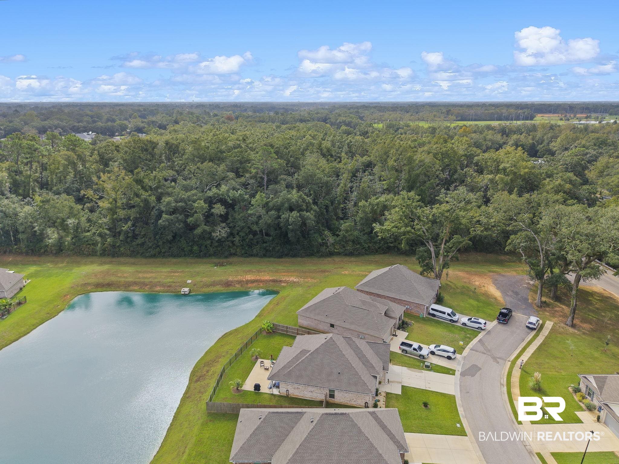 910 Gibson Court Foley, AL 36535 - Photo 55 of 66 Birds eye view of property featuring a water view