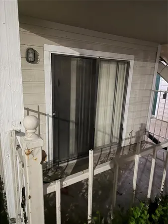 a view of outdoor space with balcony