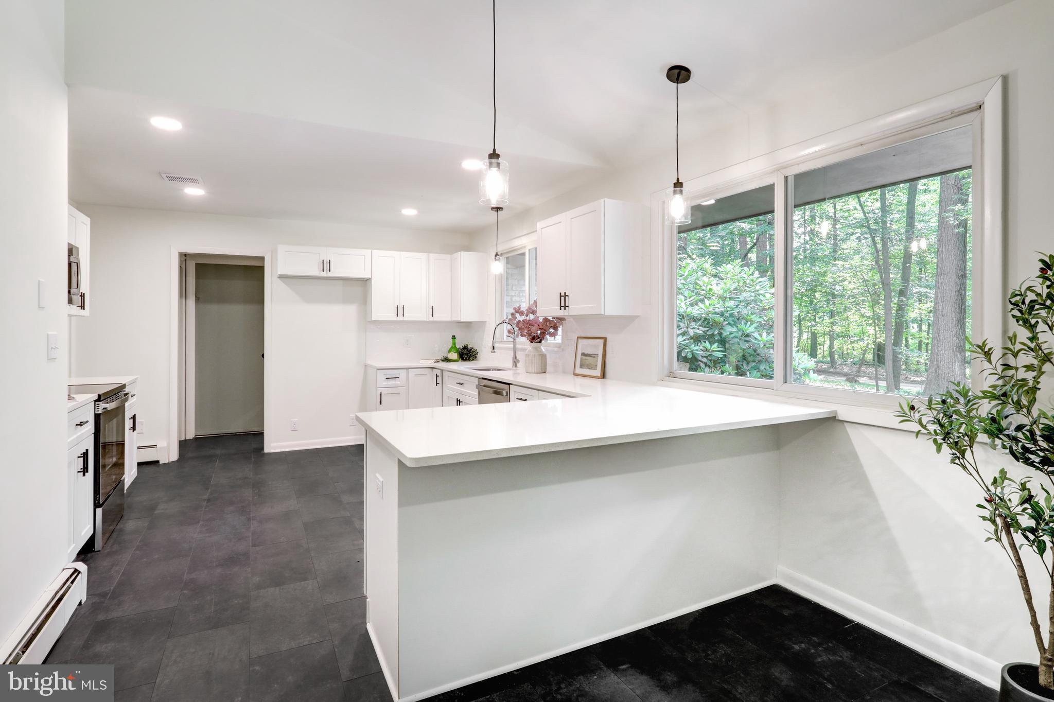 1254 Pinch Valley Road Westminster, MD 21158 - Photo 14 of 45 a kitchen with kitchen island a sink appliances and cabinets