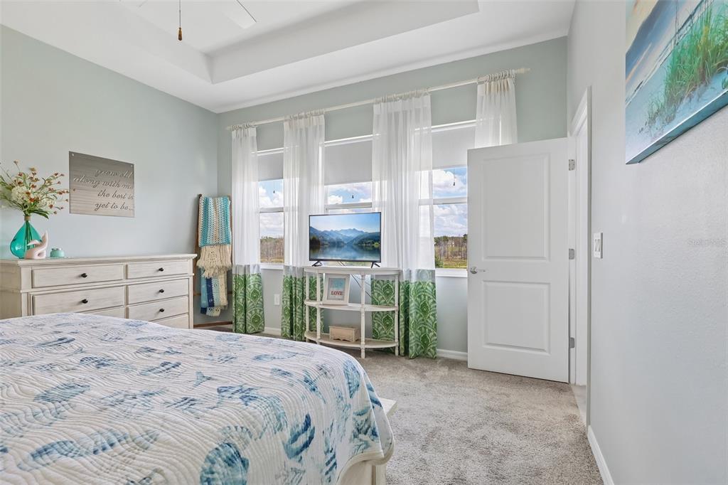 6049 Claystone Way Mount Dora, FL 32757 - Photo 23 of 55 a bedroom with a bed and a dresser