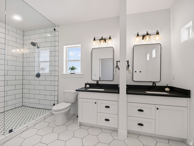 1257 North 1350th Street East Mapleton, UT 84664 - Photo 20 of 45 Master bath includes two beautiful sink vanities