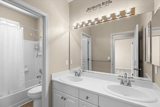 a close view of closet