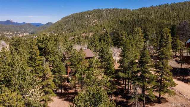 a view of a lake with a mountain