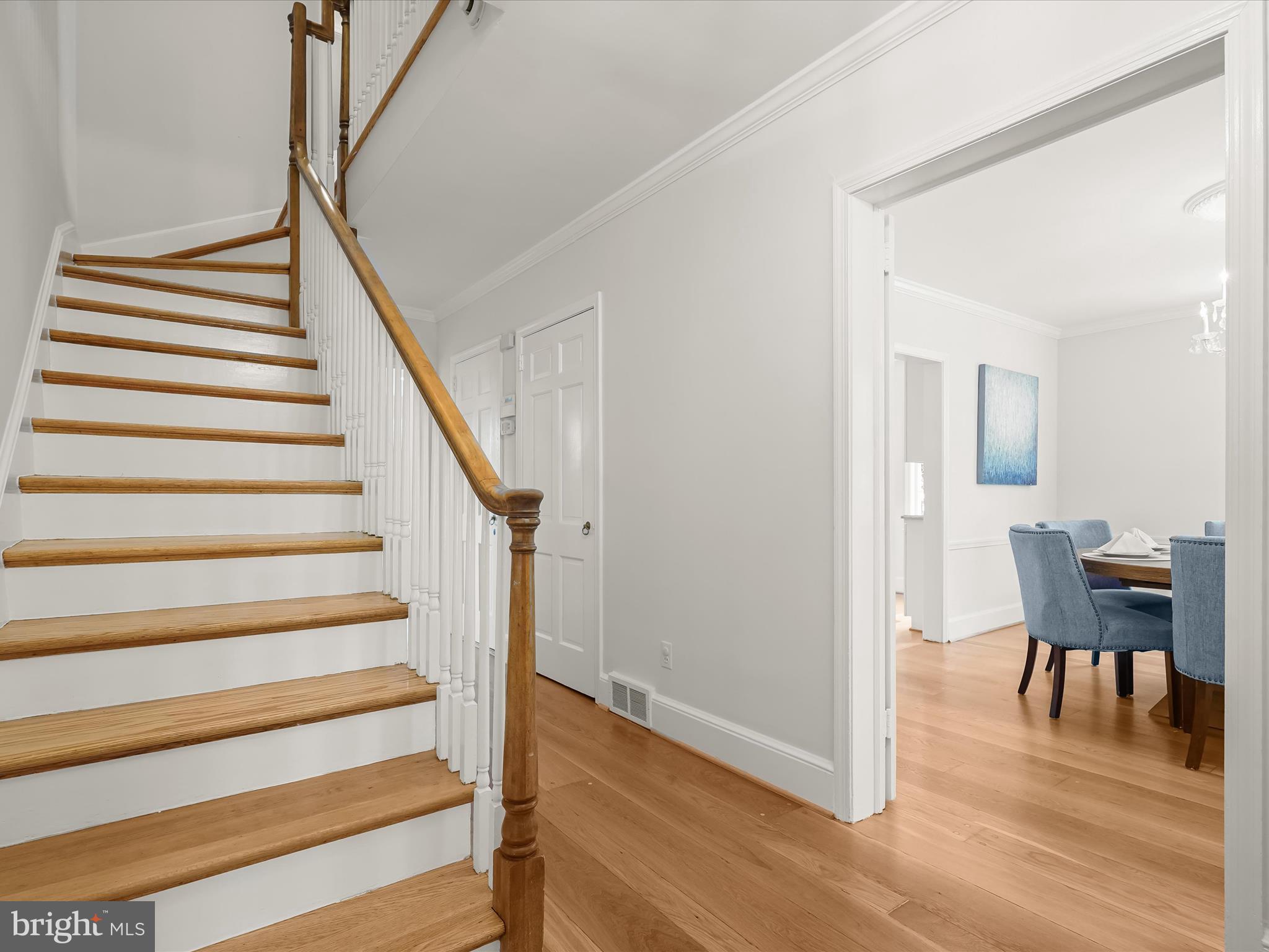 6302 Broad Branch Road Chevy Chase, MD 20815 - Photo 24 of 55 a view of entryway and hall with wooden floor